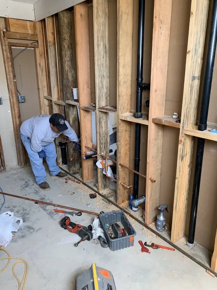 Commercial rough-in plumbing for Water Heater Replacement in Glenville
